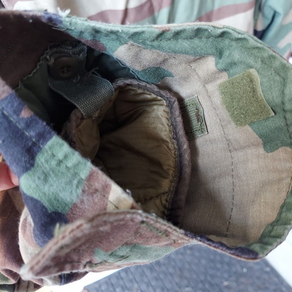 Men's Camouflage Coat SZ M Hunting Military Field Jacket With Liner Cold Weather - Picture 13 of 16